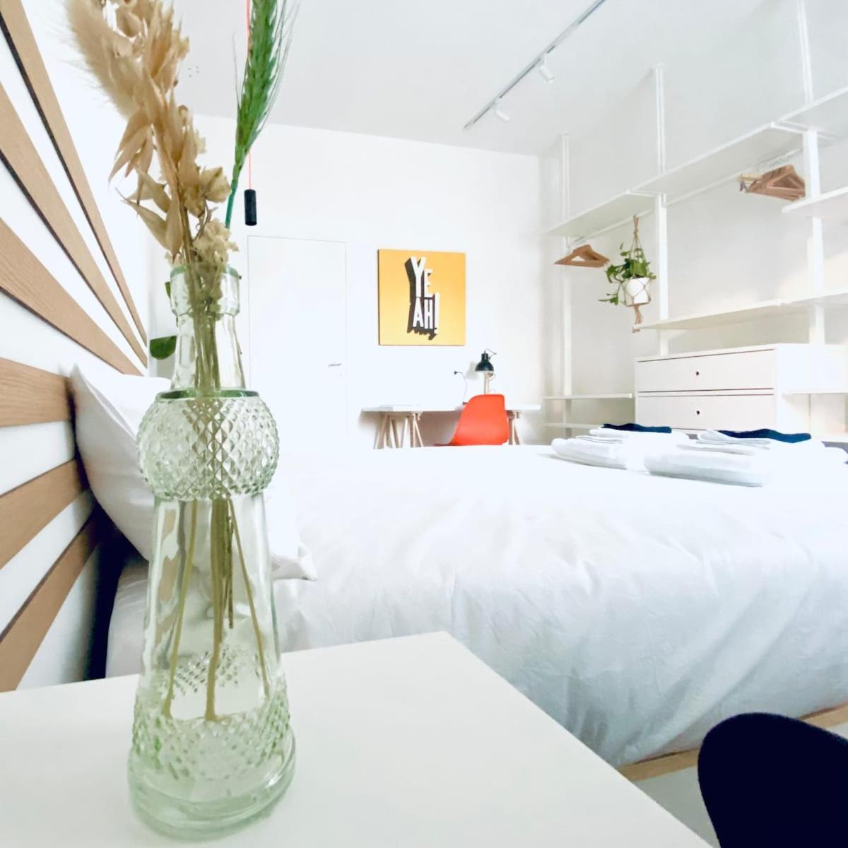 스칸디치 M4 White Monolocale Moderno E Funzionale 아파트 외부 사진